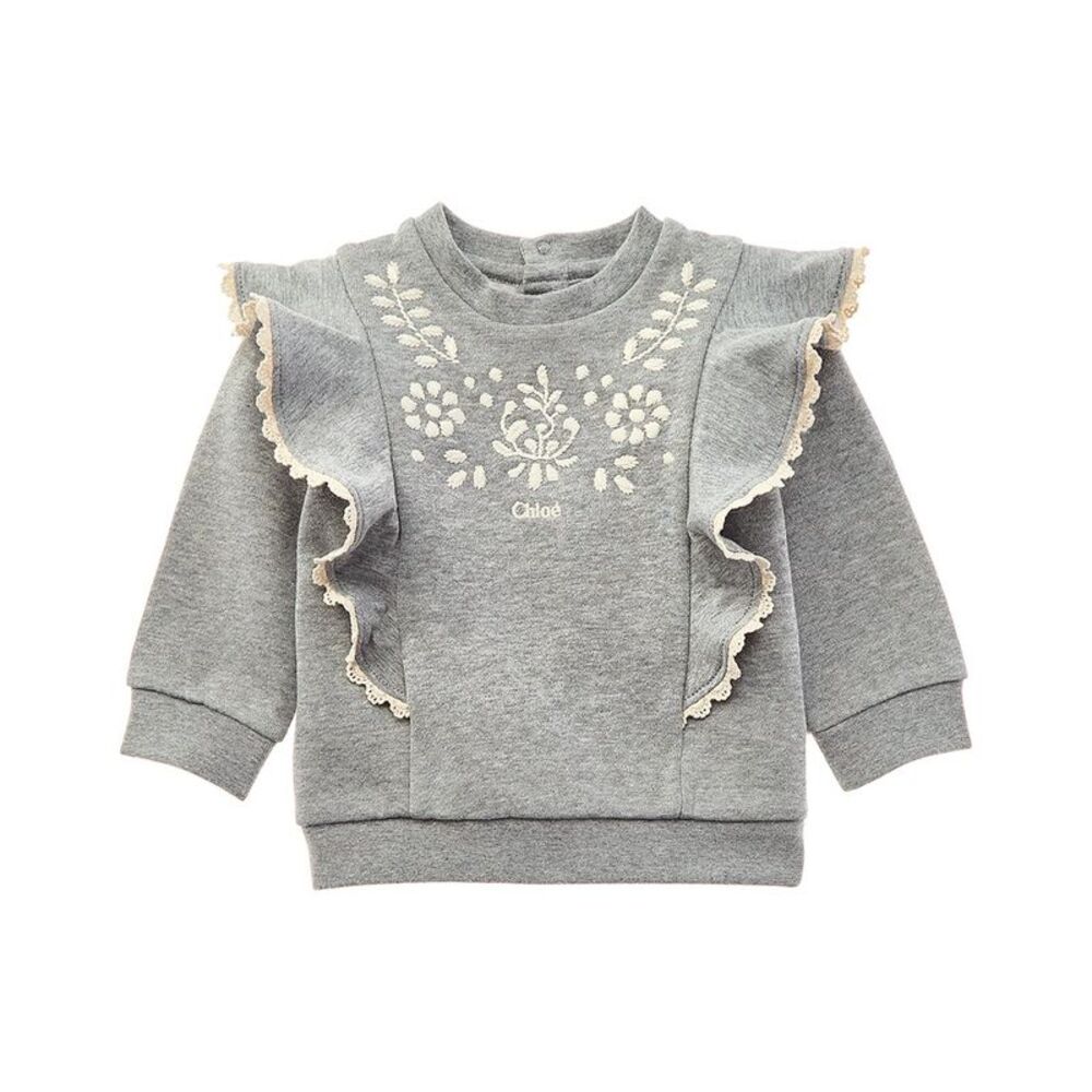 Chloé Girls  Sweatshirt, Grey